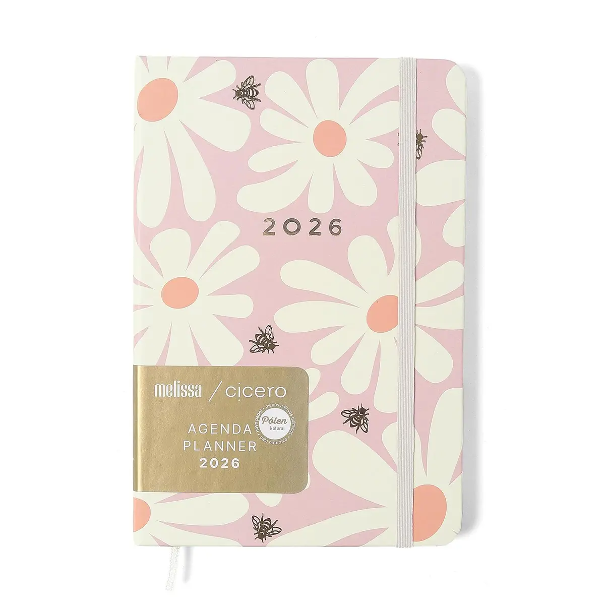 AGENDA PLANNER CICEROS 2026 MELISSA SEMANAL 14X21 PINK BLOOMY - 1
