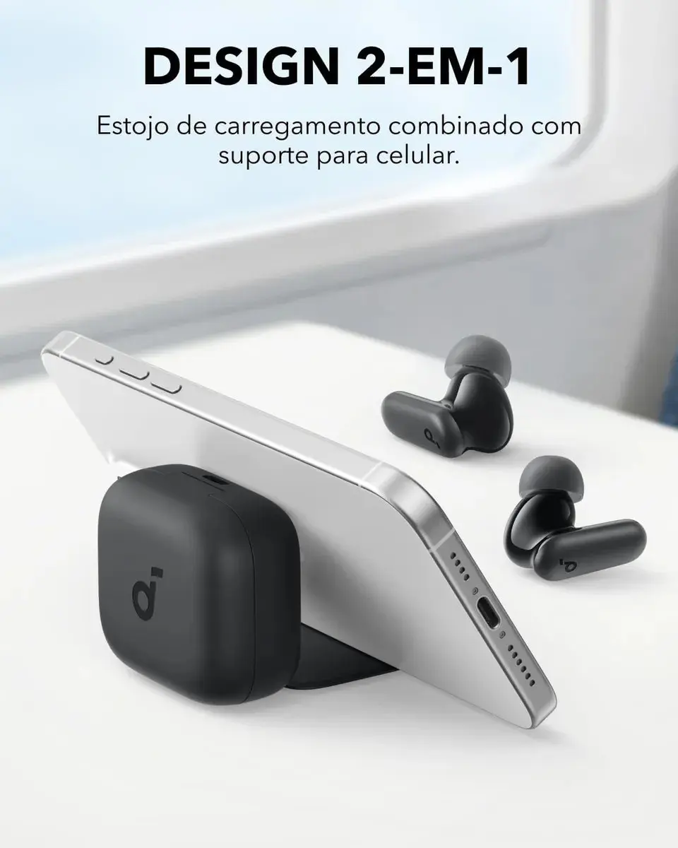 Fone Bluetooth Soundcore P30i c/ ANC e 45h Bateria thumbnail 2