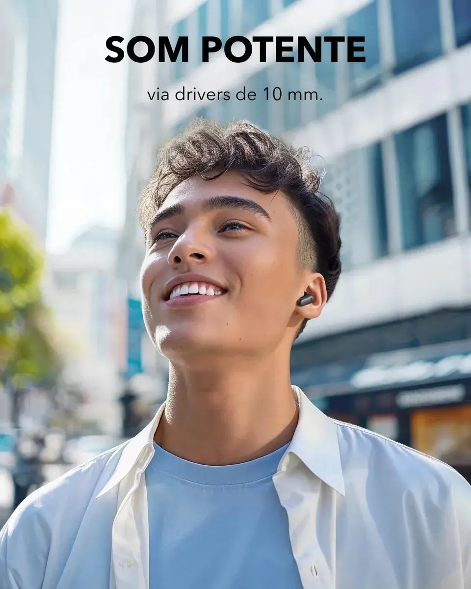 Fone Bluetooth Soundcore P30i c/ ANC e 45h Bateria thumbnail 3