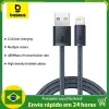 [DoBrasil] Cabo USB 2.4A para iPhone Carregamento Rápido de 2 metros- Baseus - 1