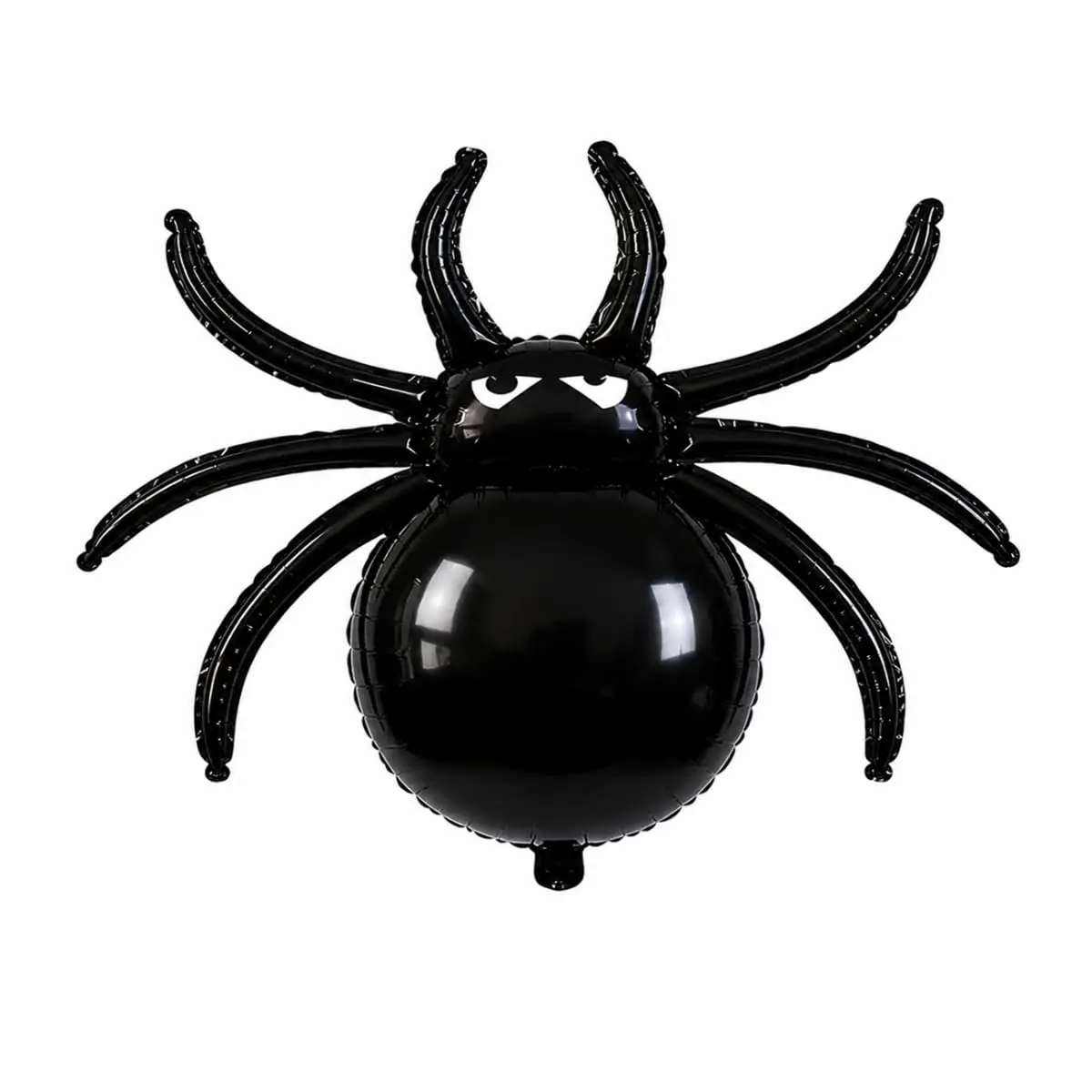 Kit 2 Balões Metalizados Halloween Aranha Gigante 3D 80 cm para Festa | Composição em dupla para painéis, entradas e cenários fotográficos