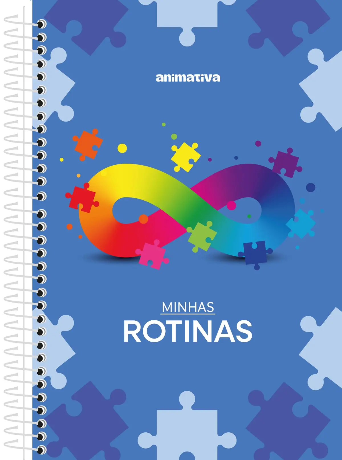 Caderno Espiral Minhas Rotinas 176 folhas ANIMAMENTE - Planner e Caderno para Pessoas Neurodivergentes, Foco e Produtividade - 1