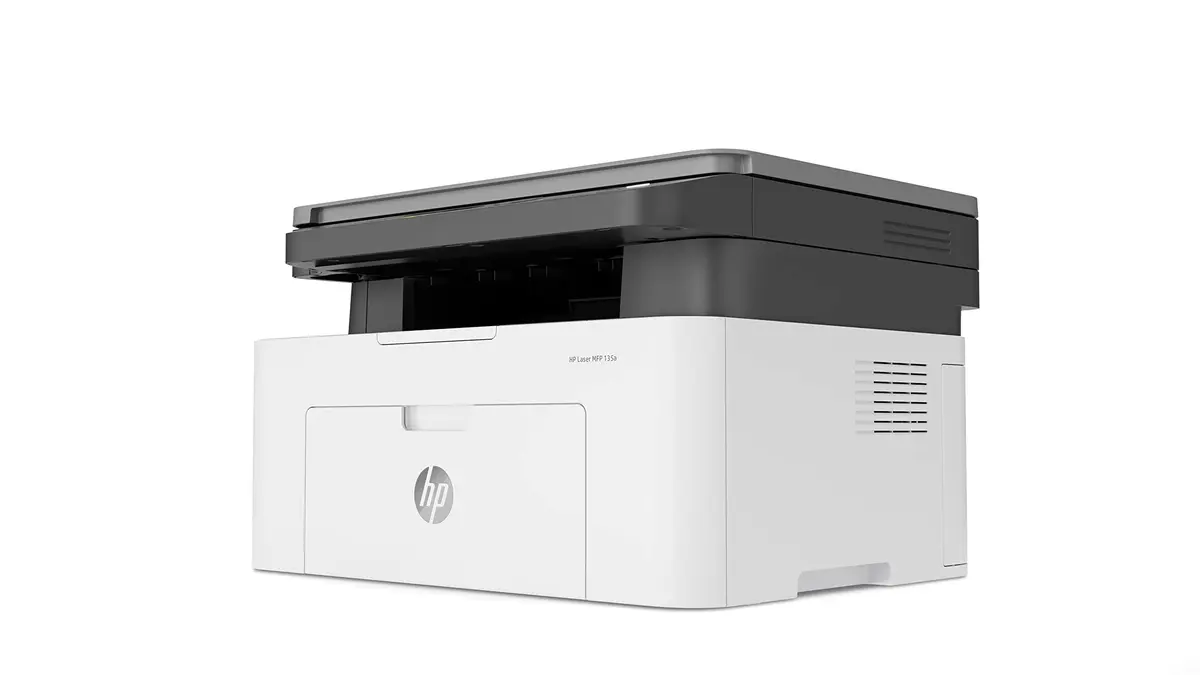 Impressora Multifuncional HP Laser MFP 135a. Tecnologia de impressão Laser. Impressora Perfeito para quem imprime muito. Conectividade: USB. Cor: Branca/Cinza (4ZB82A)