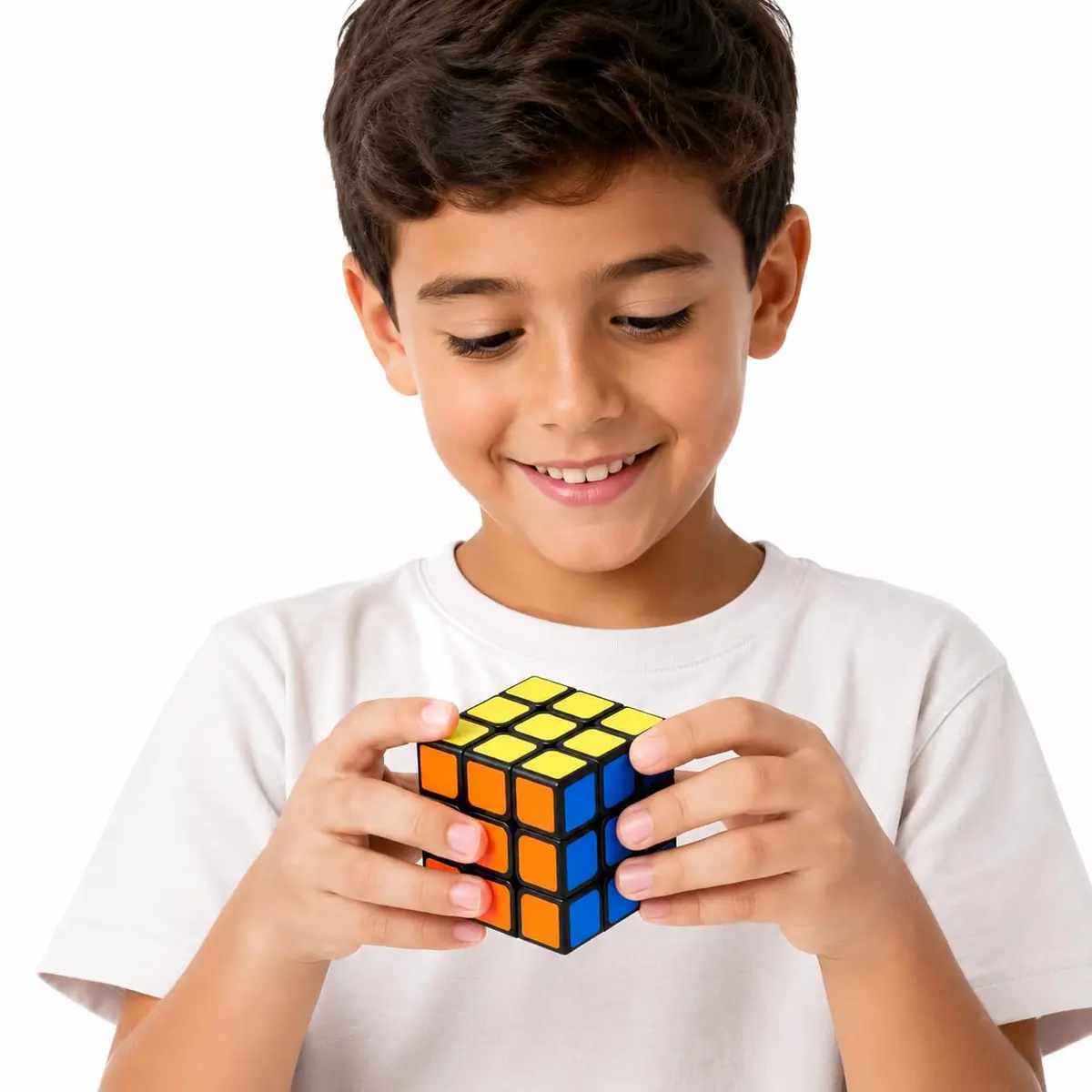 Cubo Mágico 5x5 Colorido Quebra-Cabeça Educativo Brinquedo Inteligente para Crianças e Adultos - Lógica, Concentração, Memória e Raciocínio