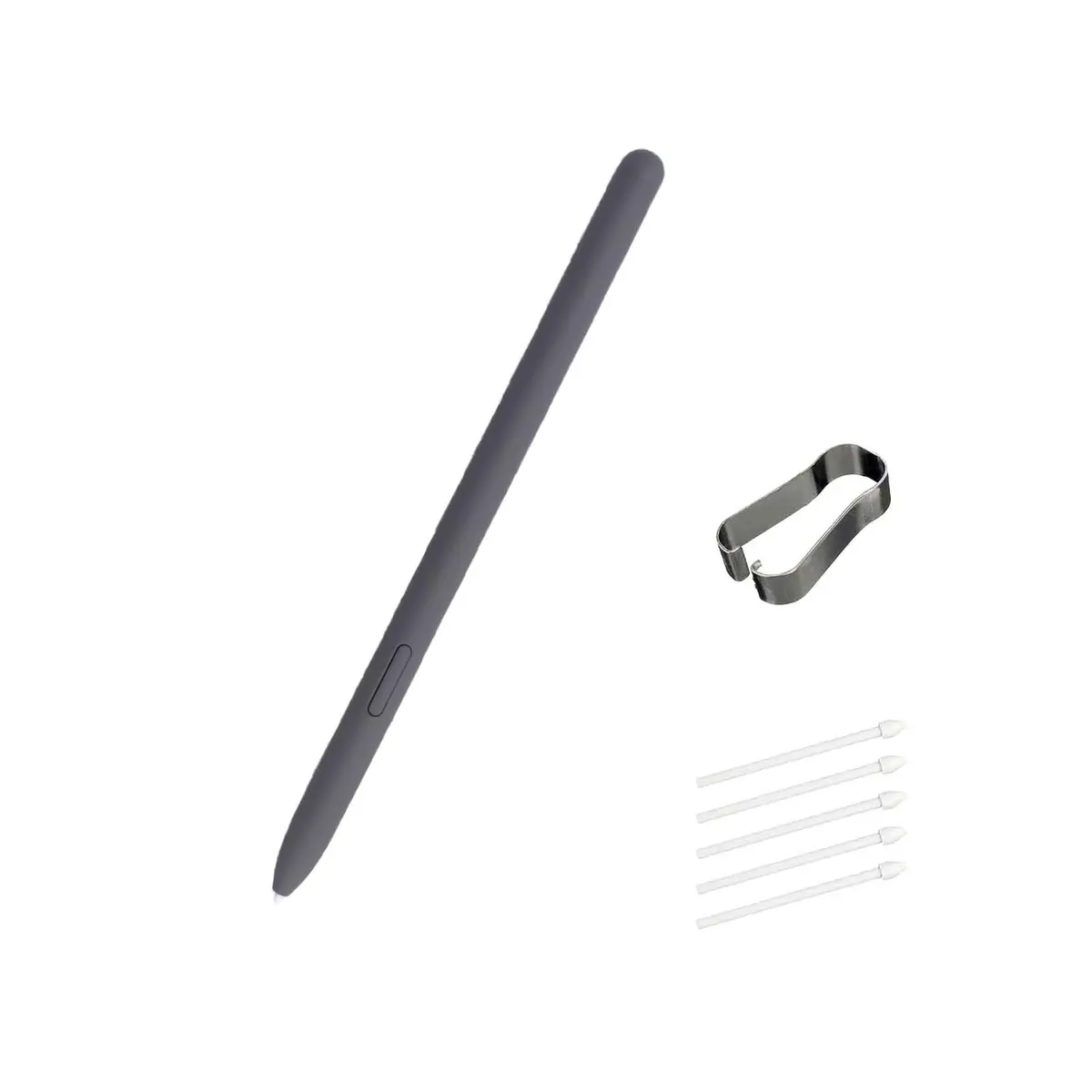 Caneta Galaxy Tab S9 FE S para Galaxy Tab S9 FE Caneta Stylus / S9 FE+ Caneta / S9/S9 FE Plus/ S9+ SM-X510, SM-X516B Caneta com pontas de substituição Stylus (cinza)
