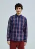 【Tam.: M ao G】Camisa Masculina Manga Longa Xadrez - Azul / HERING - 1