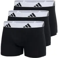 Kit com 3 Cuecas Boxer adidas Underwear Preto