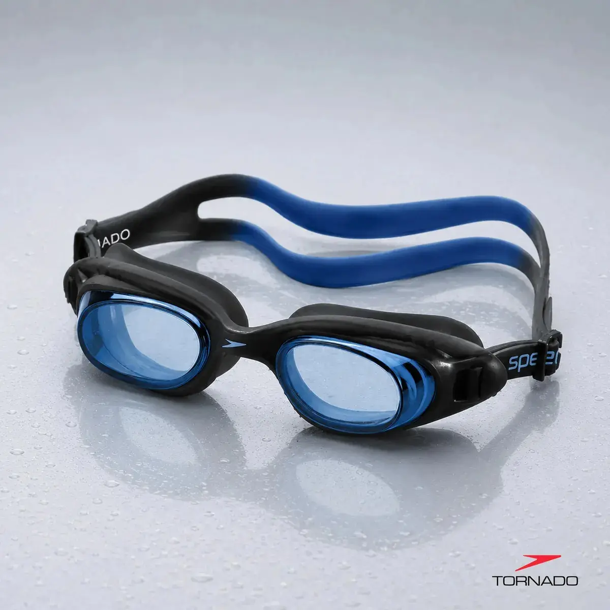 Óculos De Natação Speedo Tornado Treinamento Anti-fog Cor Cinza