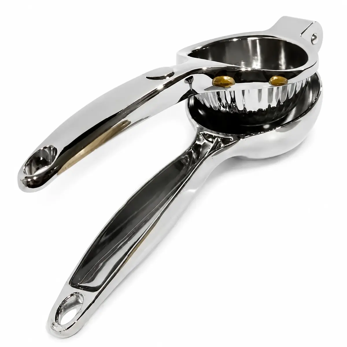Espremedor Manual de Limão em Aço Inox Maciço | 320g, Lava na Máquina de Louça, Uso Doméstico e Bares, Design Ergonômico, Sem Deformação - 1