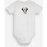 body infantil de algodão poá minnie off white - 1