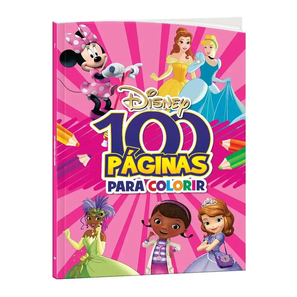 100 páginas para colorir – Disney – Meninas | Livro de Colorir - 1