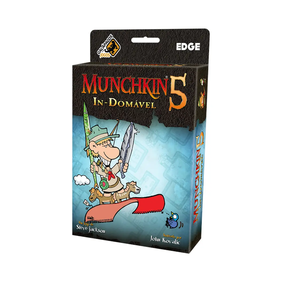 Galápagos Munchkin 5: In-Domável Expansão Jogo de Cartas | 3 a 6 jogadores, 60 a 90 minutos por partida, Para Amigos