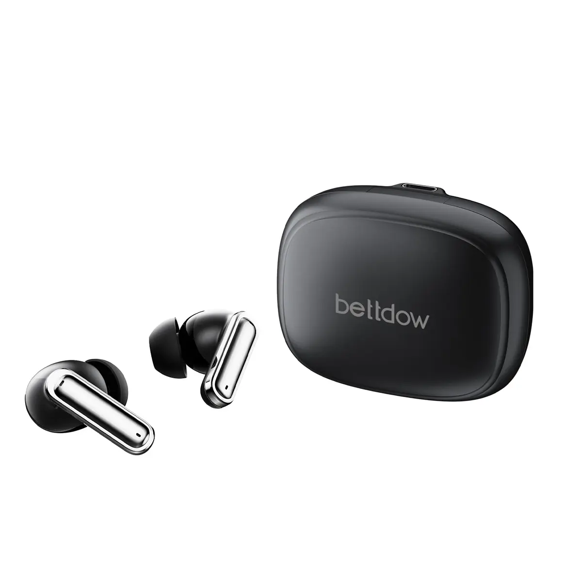 Fone de Ouvido Bluetooth 5.3 Sem Fio, ANC ENC Adaptativo Fone Esportivo, 42 Horas de Bateria, Compatível com iOS e Android, Drivers de 13 mm com Microfone