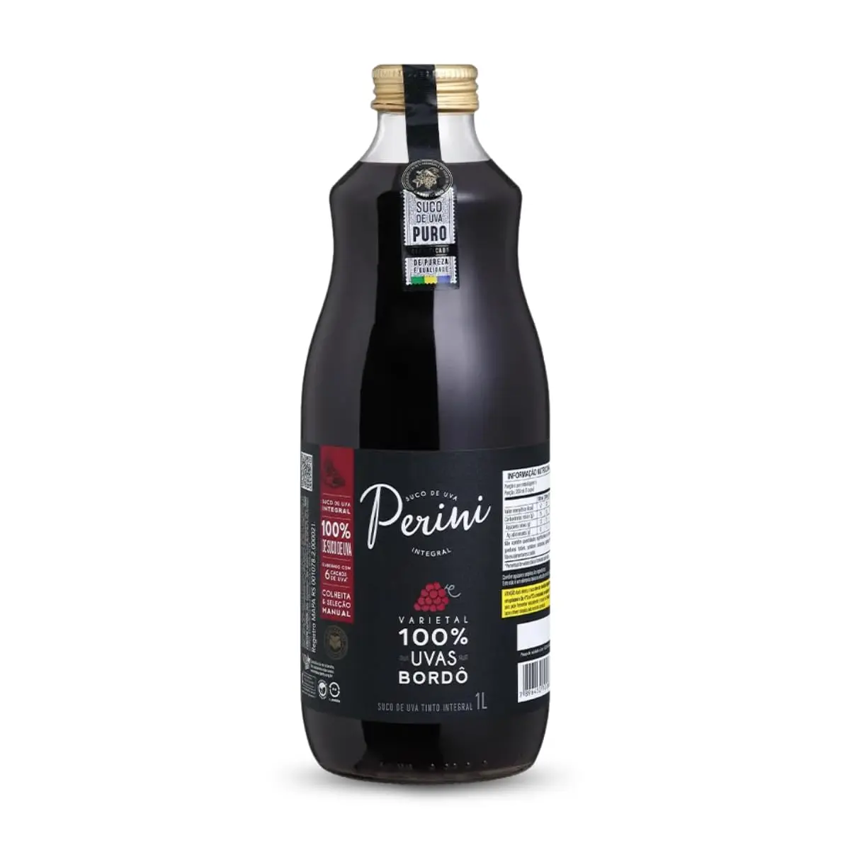 Suco Integral de Uva Perini, 1 Litro