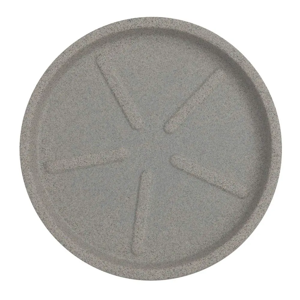 Prato Redondo 40 X 3 Cm Granito Pedra Vasart Pratos Redondos Granito Pedra 40x3cm