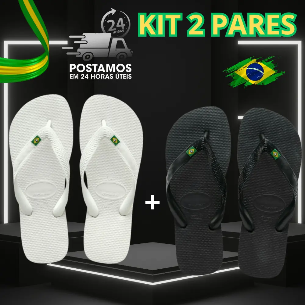 Chinelo Bandeirinha Original Sandalia De Dedo Unissex Verão. Presente para o Dia dos Pais - 1