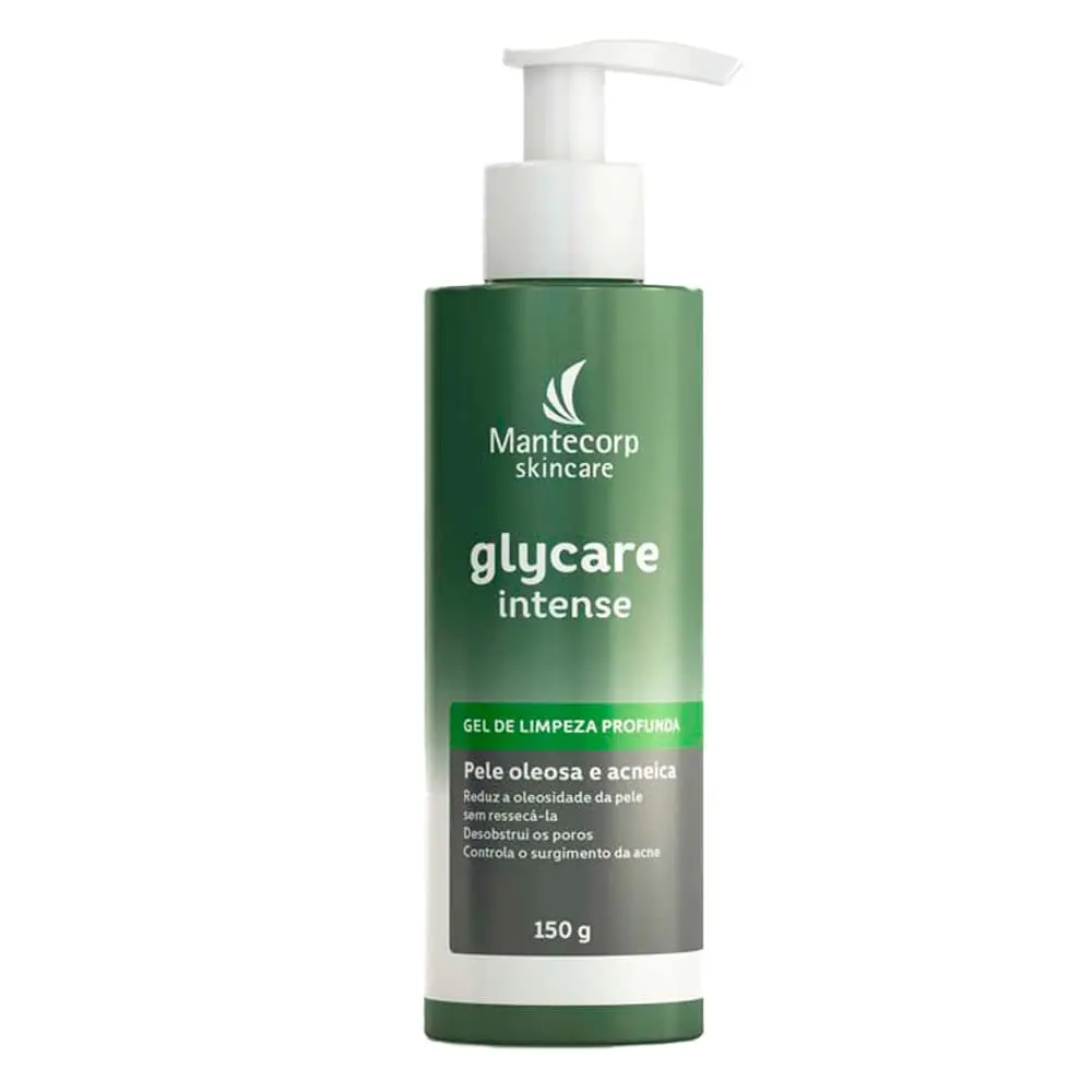 MANTECORP - Sabonete Líquido Facial Higienizador Glycare - Limpeza que Não Resseca a Pele