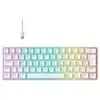Teclado Mecânico Gamer HCK61 RGB Switch Red ABNT2 - 1
