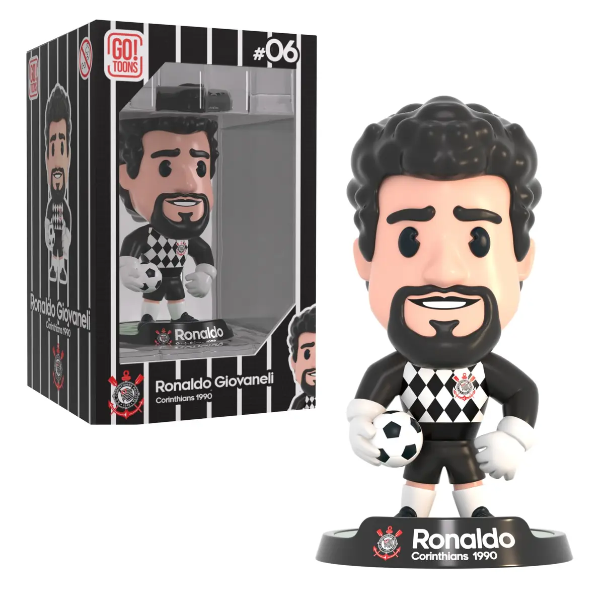 Ronaldo Corinthians 1990 Miniatura Oficial - 1