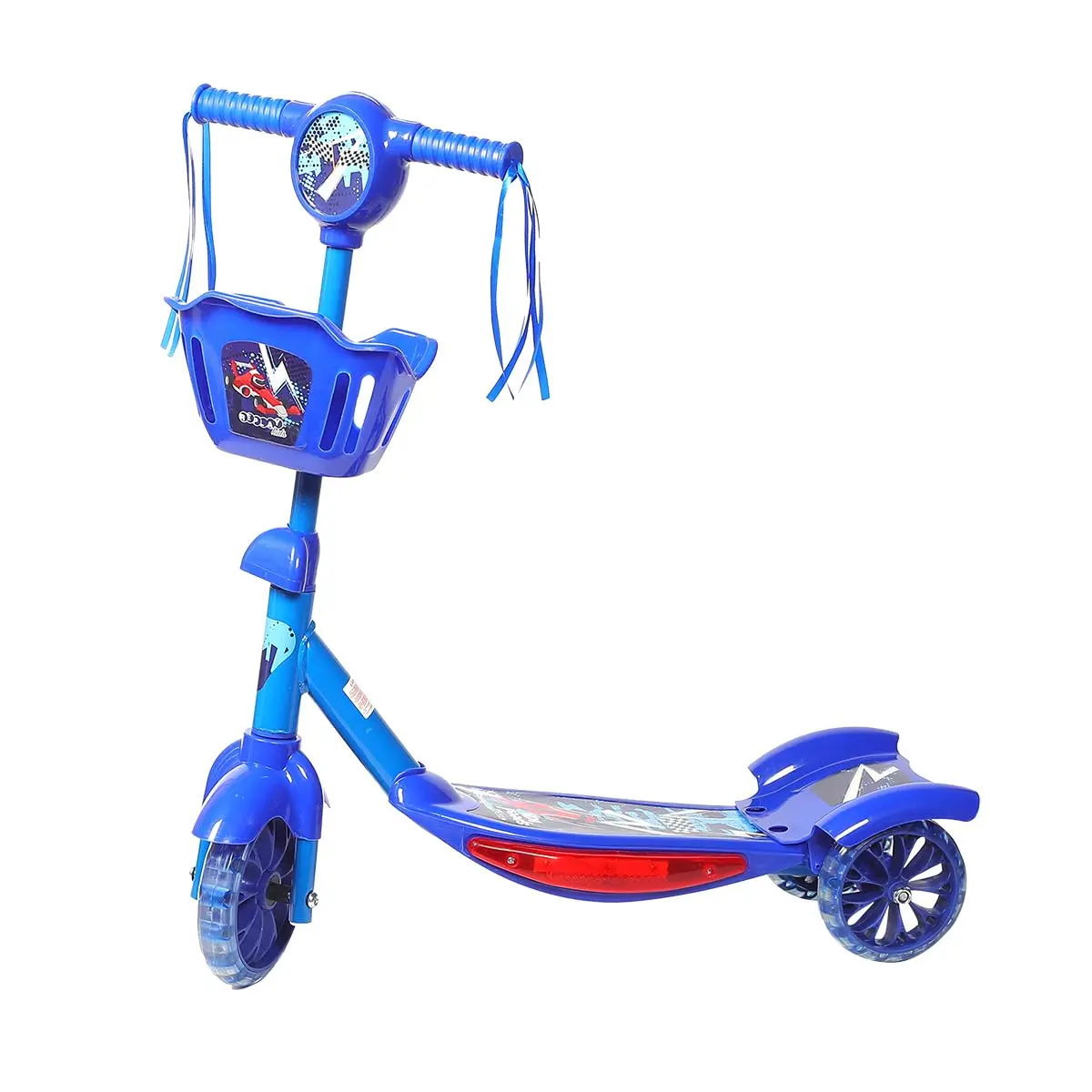Patinete Infantil Musical 3 Rodas Kiddy - Replay Kids - Azul