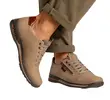 Sapatênis Masculino Couro Casual Areia (tam. 38 a 43) - 1