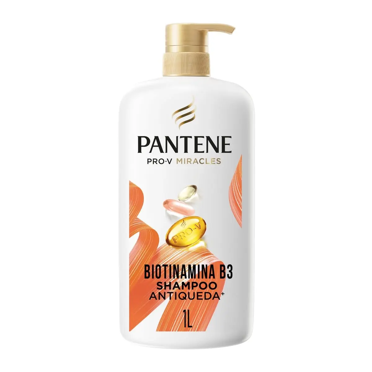 Pantene Pro-V Shampoo Biotinamina B3 Antiqueda e Nutrição 1 L - 1