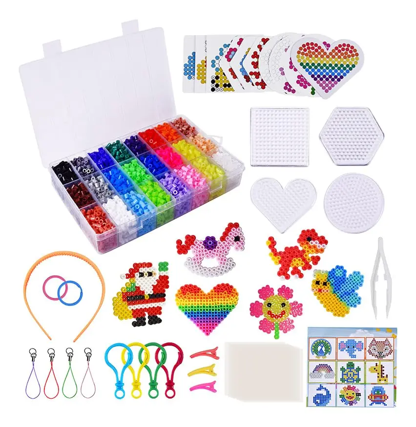 Conjunto de 6300 Contas Fundidas de 5mm para DIY