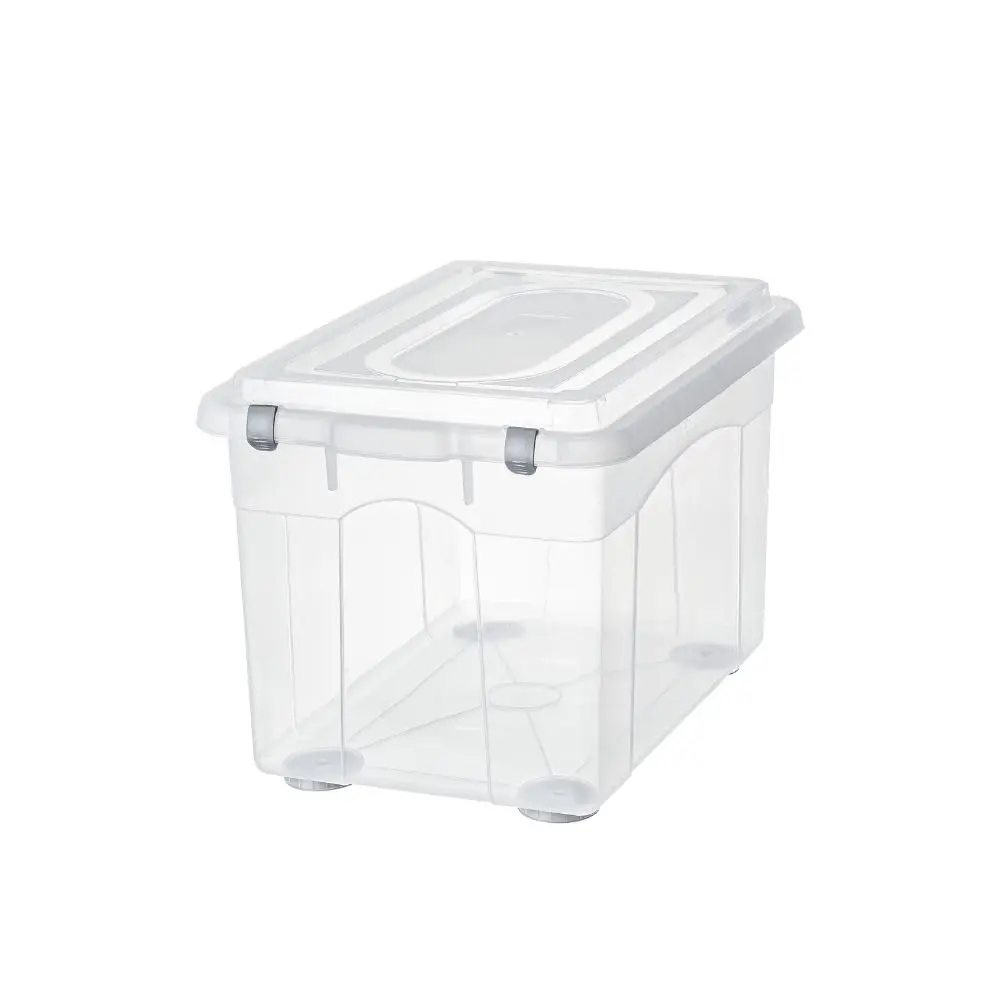 Sanremo - Caixa Organizadora Plástica de 56,1 Litros e Tampa com Travas, Linha Top Stock