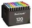 Canetas Permanentes 120 Cores Ponta Dupla - 1