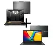 Combo Notebook ASUS TUF Gaming F16, RTX 3050 6GB + Core 5 210H, 16/512GB – FX607VJ-RL007W Mecha Gray + Notebook ASUS Vivobook Go 15, R3-7320U, 4/128G - 1
