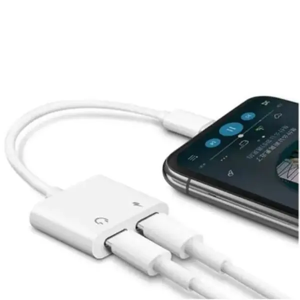 Cabo Adaptador Fone/carregador P/ Smartphone - 1