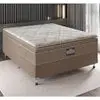 Cama Box de Casal Portobel Potenza Platinum com Molas LFK e Pillow Top 74x138x188cm - Bege Claro - 1