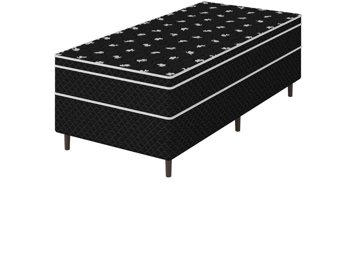 Umaflex - Cama Box Conjugada Solteiro de Espuma 88x52x188cm Carol
