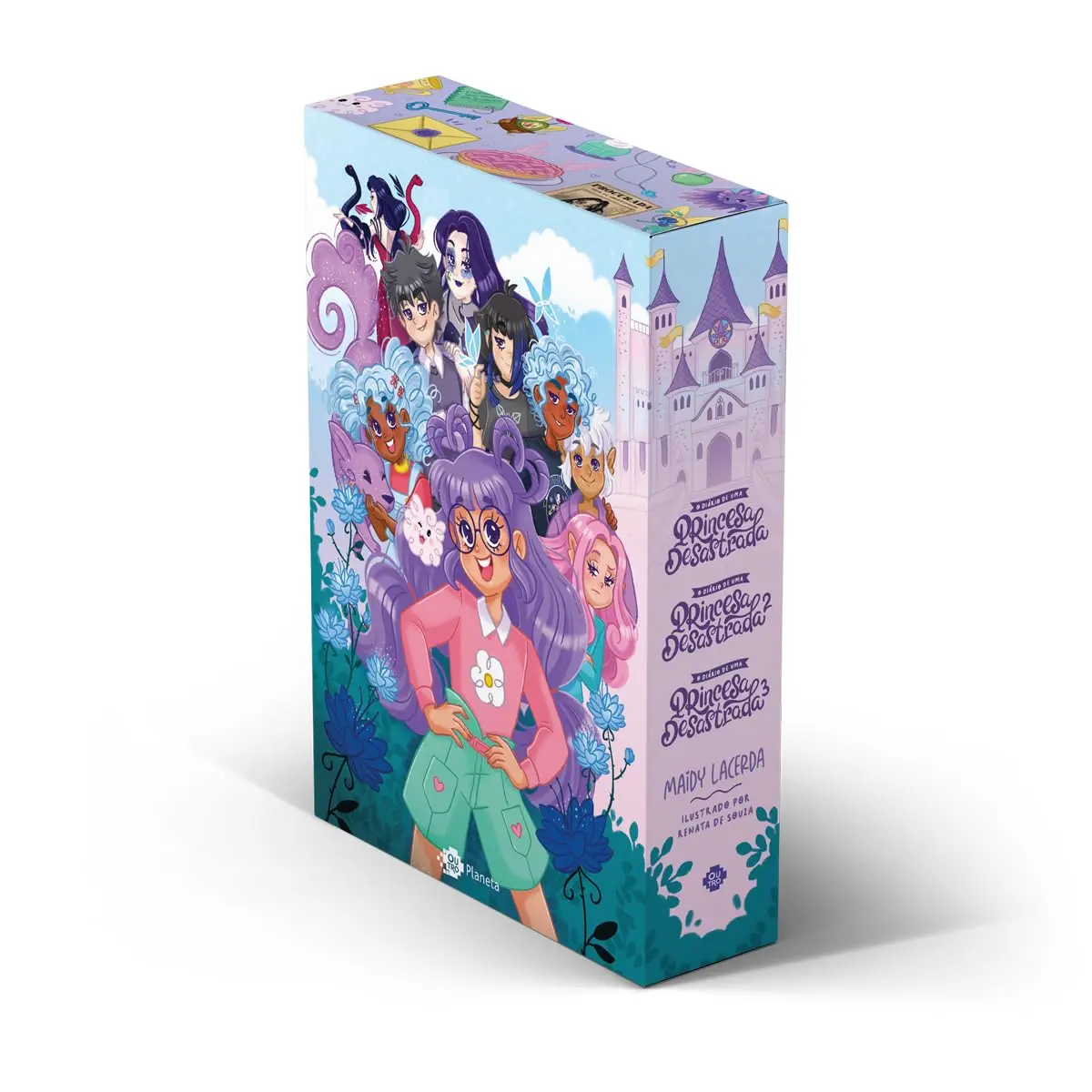 Box - O diário de uma princesa desastrada: com pôster e capas inéditas - 1