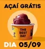 [Em todo Brasil] Açaí grátis nas lojas The Best  - 1