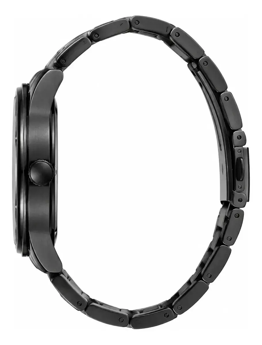 Relógio Chroma Masculino Preto Saint Germain Clássico Caixa Preta Detalhes Prata 42mm thumbnail 3