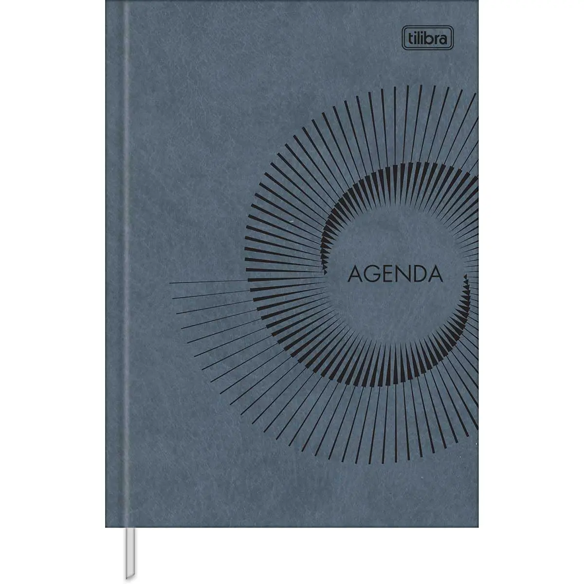 Tilibra - Agenda Executiva Costurada Diária 14,5 x 20,5 cm Prátika Permanente - Azul - 1