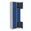 Armário de Aço 8 Portas Azul para Academia - 1