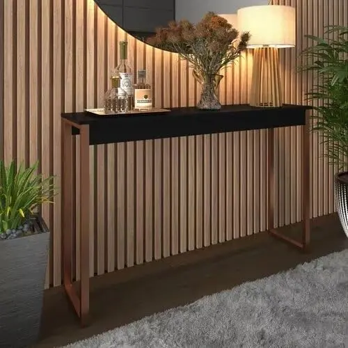 Aparador Buffet Midas Industrial em Metal e MDP para Sala Cozinha e Café | Aparador multiuso em Metal e MDP, estilo Industrial, ideal para sala, cozinha e café, estável e durável - 1