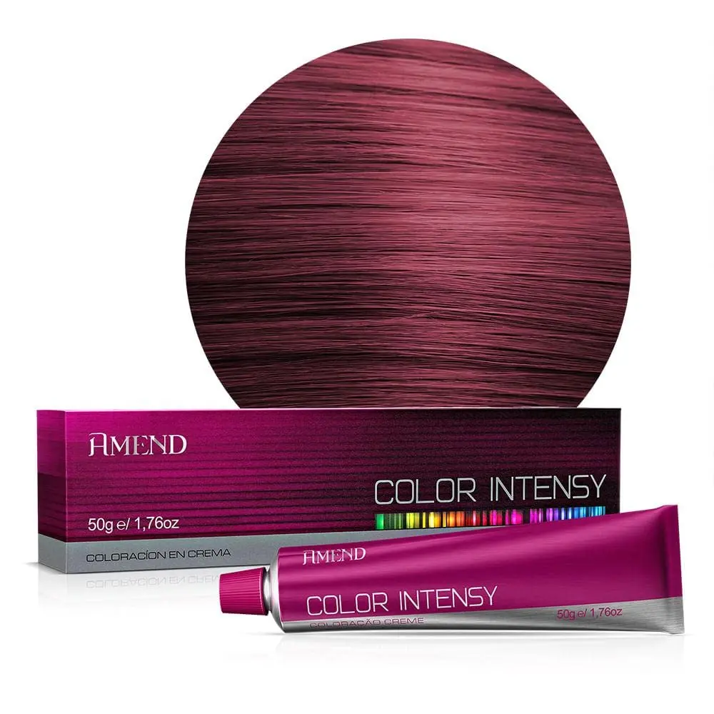 Coloração 9.98 Marsala 50g | Amend Color Intensy | Tom marsala sofisticado com reflexos luminosos e ultra durabilidade da cor.
