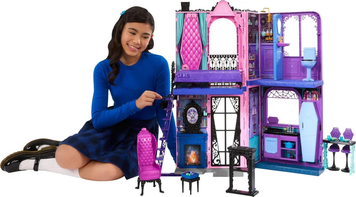 Monster High Casa de Bonecas Hotel Boo-tique para crianças a partir de 4 anos - 1