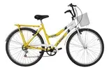 Bicicleta Feminina Masculina Aro 26 Summer Retrô 6 Marchas - 1