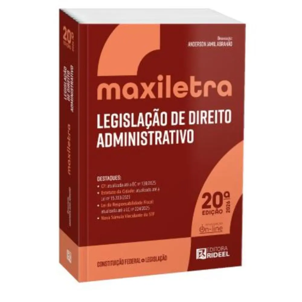 Legislação de Direito Administrativo - Maxiletra 2026