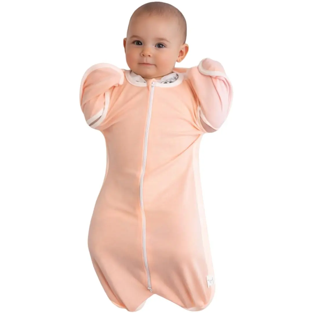 Akinotori Swaddle Dream Up — Charutinho, Saco de Dormir — Cor Rosa — P | Swaddle de Transição, Melhora o Sono, Acalma o Reflexo do Susto, Essencial para Recém-nascidos