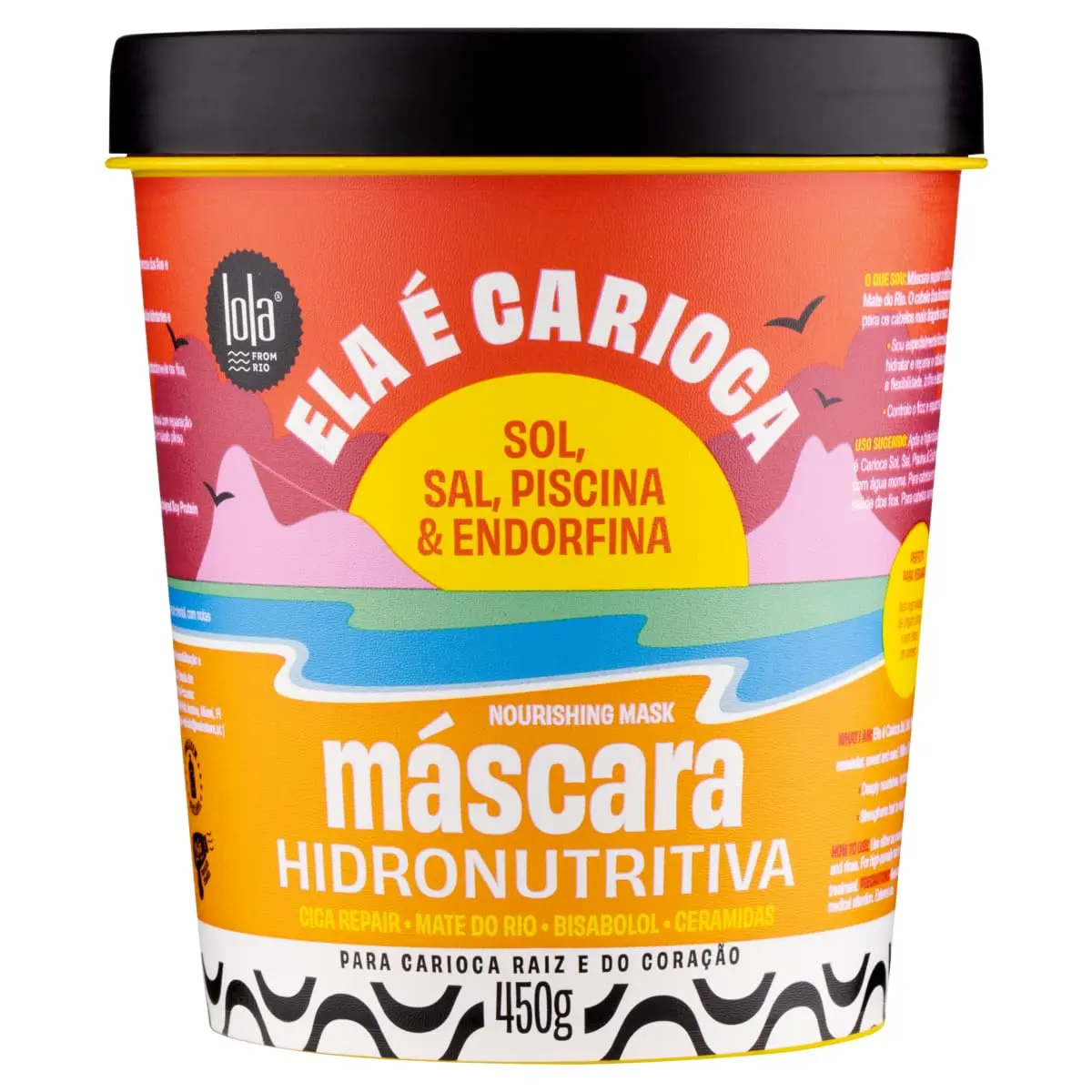 Ela é Carioca Máscara Hidronutritiva Sol e Mar 450g, Lola Cosmetics - 1