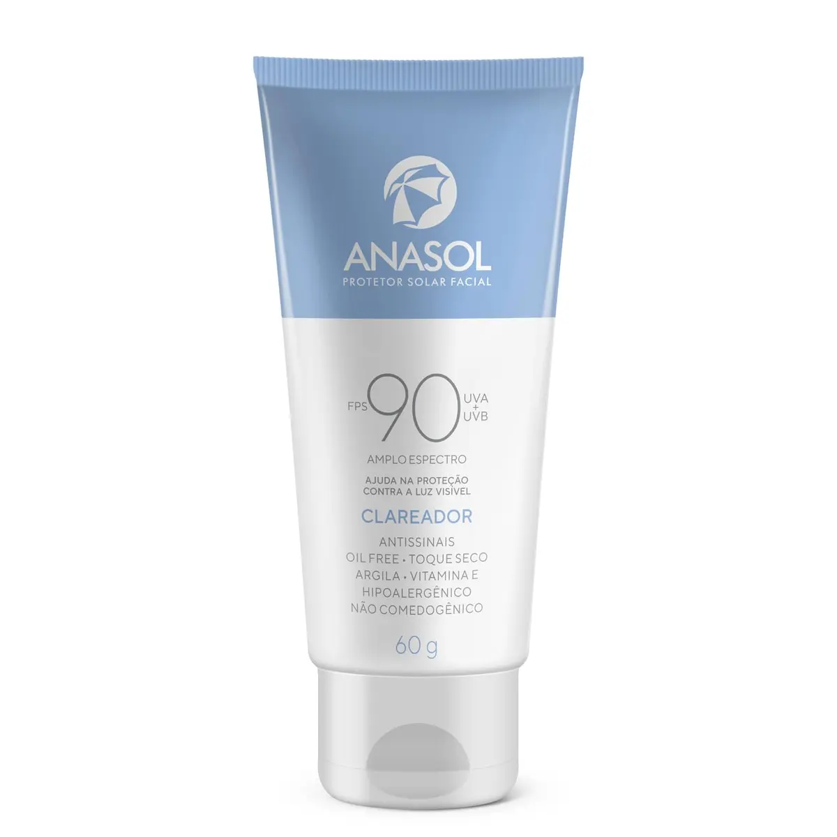 Anasol Protetor Solar Facial Clareador FPS 90 60g