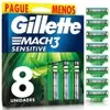 Refil Gillette Mach3 Sensitive com 8 Unidades - 1