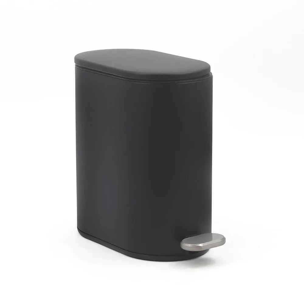 Lixeira com Pedal Slim Prime 5 L Preto Brinox