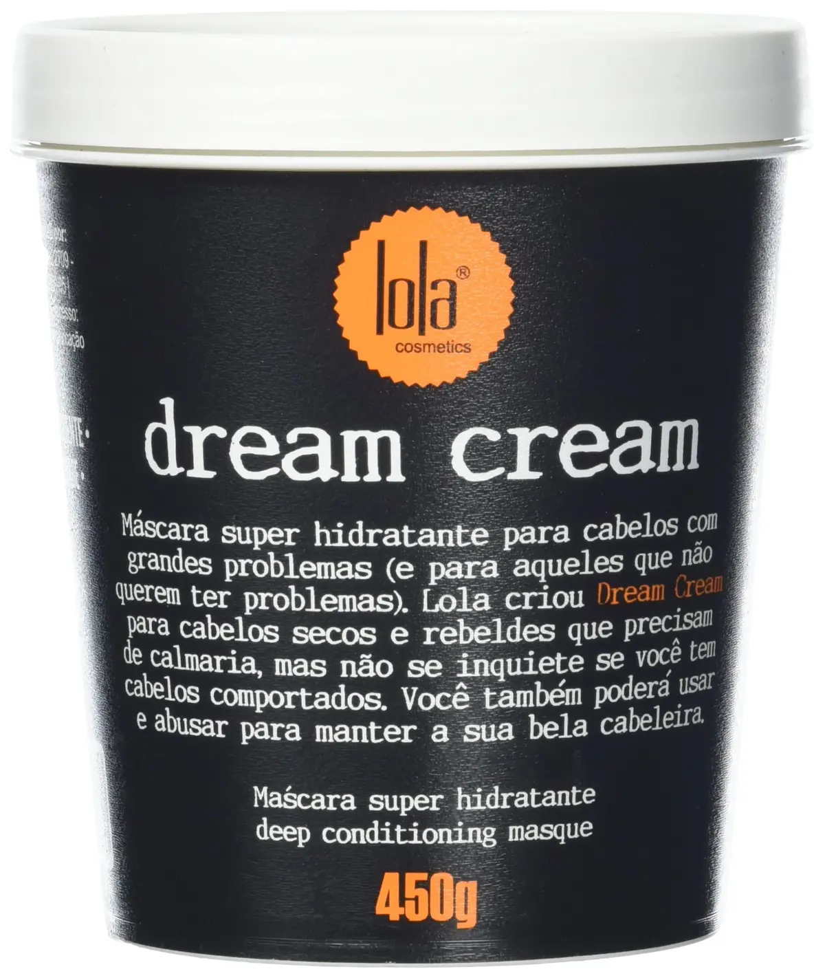 Dream Cream Máscara de Hidratação 450g , Lola Cosmetics