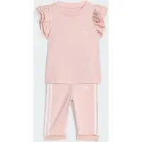 Conjunto DE Camiseta E Legging 3/4 Lace Kids adidas - 1